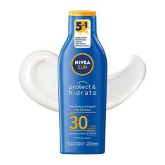 Protetor Solar Nivea Sun Protect & Hidrata FPS30 200ml, 200ml