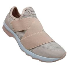 Tênis Feminino Adulto Jogging Sem Cadarço Mississipi Q2271-Feminino