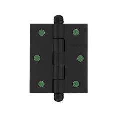 Kit 3 Dobradiças Sem Rolamento 3X2.1/2 Em Aço Preto