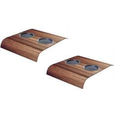 Kit 2 Suporte Porta Copos Com Porta Controle Braço Sofá Casa