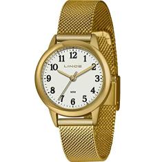 Relógio Lince Feminino Ref: Lrg4653l P2kx Casual Dourado