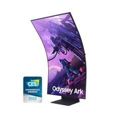 Monitor Gamer Curvo Samsung Odyssey Ark 55", 165Hz, 4K, 1ms, DisplayPort e HDMI, FreeSync Premium, Ajuste de Altura - LS55BG970NLXZD
