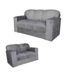 Jogo de Sofá 2 e 3 lugares Barato Suede Cinza