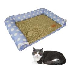 Cama Arranhador Gato Felino Pet Esteira Almofada Lavavel Resistente Animal de Estimaçao Macio Aconchegante