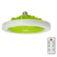 Ventilador de Teto com LED Ajustável e Controle Remoto E27 - HIGA