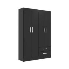 Guarda-Roupa Solteiro Atalaia 4 Portas 2 Gavetas - Evidencia Moveis, B
