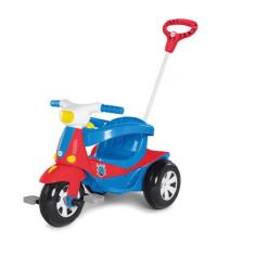 Triciclo Infantil Velomoto de Passeio ou Pedal Calesita, Azul, Vermelh