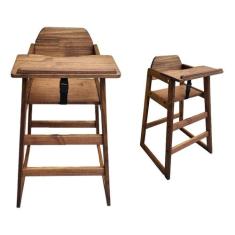 Cadeirão Bebê Alimentação Cadeira Infantil Madeira Refeição Criança Pa