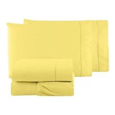 Jogo de Lençol Queen 3 peças Percal 180 Fios - MINHA LOJA BORDADOS, AM