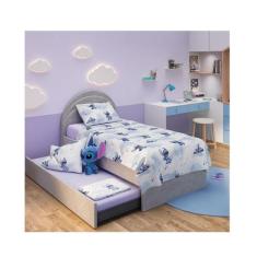 Jogo de Cama 100% Algodão Solteiro Estampado Personagem - Com 3 Peças 