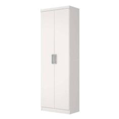 Armário Multiuso Henn 2 Portas 6 Prateleiras Margarida, Branco