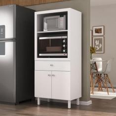 Balcão Multiuso 67,9cm 2 Portas 1 Gaveta para Forno e Micro-ondas Mult