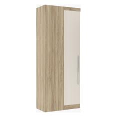 Guarda Roupa Canto Reto Modulado 1 Maleiro 2 Cabideiros 90cm