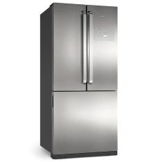 Geladeira Brastemp Frost Free BRO80AK com Ice Maker Side Inverse 540L - Inox