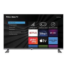 Smart TV LCD LED 32" Philco PTV32K34RKGB  Wi-Fi, Roku, Dolby, com 2 HD