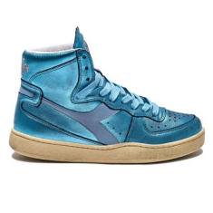 Tênis Diadora Mi Basket Azul Metalizado Couro AIR SKY-BLUE 39 Diadora-Feminino