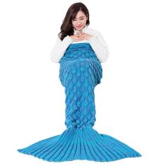 Bebê Fotografia Cobertores Mermaid Blanket escala de peixes malha sereia Cobertores