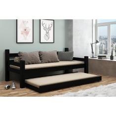 Bicama Para Colchão 78/88 X 188Cm Paris Cr4139 Preta