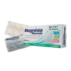 Magnésia Bisurada Sabor Menta 40 pastilhas mastigáveis Aspen Pharma 40 Pastilhas