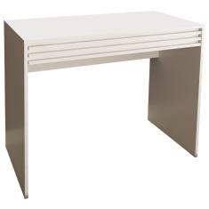 Escrivaninha Mesa Escritorio 1 Gaveta Ripada Me4173 Branco Tecno Mobili Branco