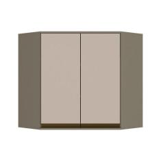 Armário Aéreo p/ Cozinha Canto Oblíquo Connect c/ 2 Portas Duna/Crista