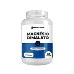 Magnésio Dimalato 120 Cápsulas NewNutrition, Natural, 120 Cápsulas