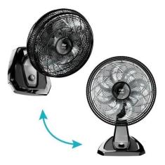 Ventilador de mesa e parede silencioso 50 cm 8 pás 3 velocidades - Flo