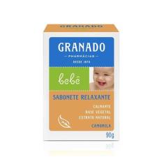 Sabonete Barra Relaxante Camomila Bebê 90g Granado, 1, 90g