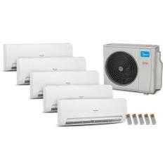 Ar Condicionado Multisplit Hw Inverter 42.000 Btu (2x Evap 9.000 + 3x Evap 12.000) Quente Frio 220v 42AGMSB09M5