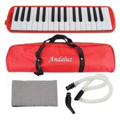 Escaleta Melódica 32 Teclas Vermelha Andaluz Ft32K