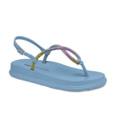 Sandália Dakota Y6241 Flatform Com Brilhos, 36, Hawai, Degrade baby