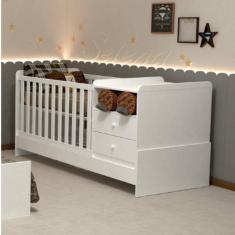 Berço Multifuncional Selena Carolina Baby Branco