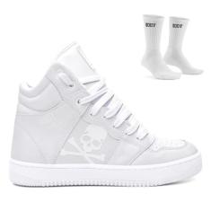 Bota Musculação Feminina Skull Boot Training Brasil + Meia Treino, Bra