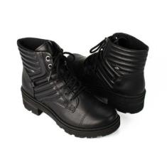 Bota Coturno Dakota Tratorada Claro-Feminino