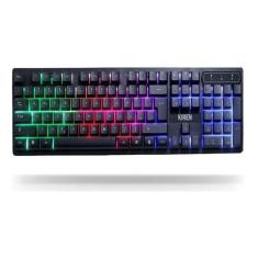 Teclado Gamer Kiren KR-6300 LED RGB ABNT2 USB
