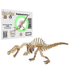 Brinquedo Quebra Cabeça 3D Dinossauro Espinossauro Mdf