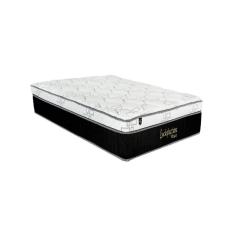 Colchão Solteiro Molas MasterPocket Ensacadas Visco    Lucksfaction Black Euro Pillow (88x188x36) - Luckspuma