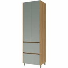 Paneleiro Nesher Rainha 70cm MDF 15mm com 2 Portas, 2 Gavetas e 3 Prateleiras