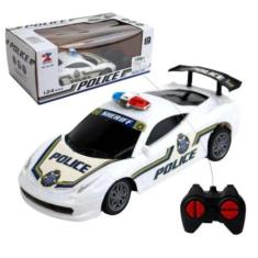 Carrinho de Controle Remoto Policia Farol 4 Funções 1:24 - Ark Toys