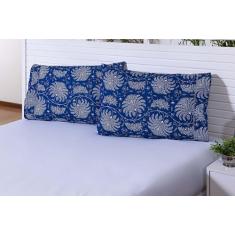 Jogo Lençol Solteiro King 2 Peças (2,00x1,00x40cm) 180 Fios Mandala c/