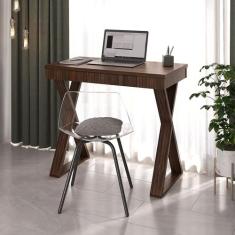 Mesa Escrivaninha Veneza Ii 1 Gaveta Pau/Ferro - Artany Móveis, Marrom