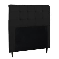 Cabeceira De Casal King 195Cm Luna I02 Suede Preto