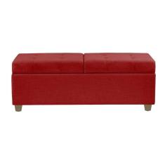 Recamier Bau Paris 1,40M Suede Vermelho - Clique Decor