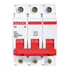 Disjuntor Steck Din Tripolar 20A Sd63 3Ka
