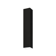 Plafon Viena Quadrado 45cm Conti Iluminação Preto Micro