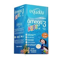 Equaliv Ômega 3 Pro Kids Oil 30 Cápsulas Mástigaveis