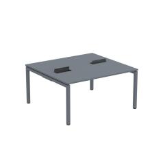 Mesa Plataforma Dupla com Pé de Aço para Coworking 150X140/2P PDC15/14/2P Grafito