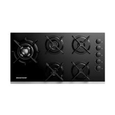 Cooktop 5 Bocas Brastemp Eclipse Collection com Quadrichama - BDD86AP,
