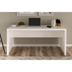 Mesa de Escritório Secretária ME4109 Branco - Tecno Mobili