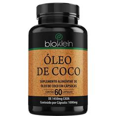 Óleo de Coco - 60 Cápsulas - Bioklein, Bioklein